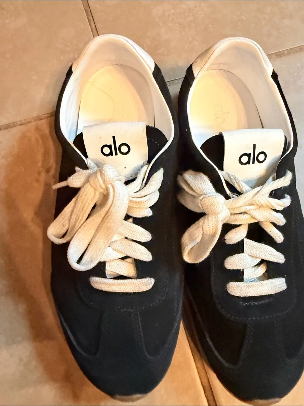 ALO Yoga Black and White Women's Sneakers